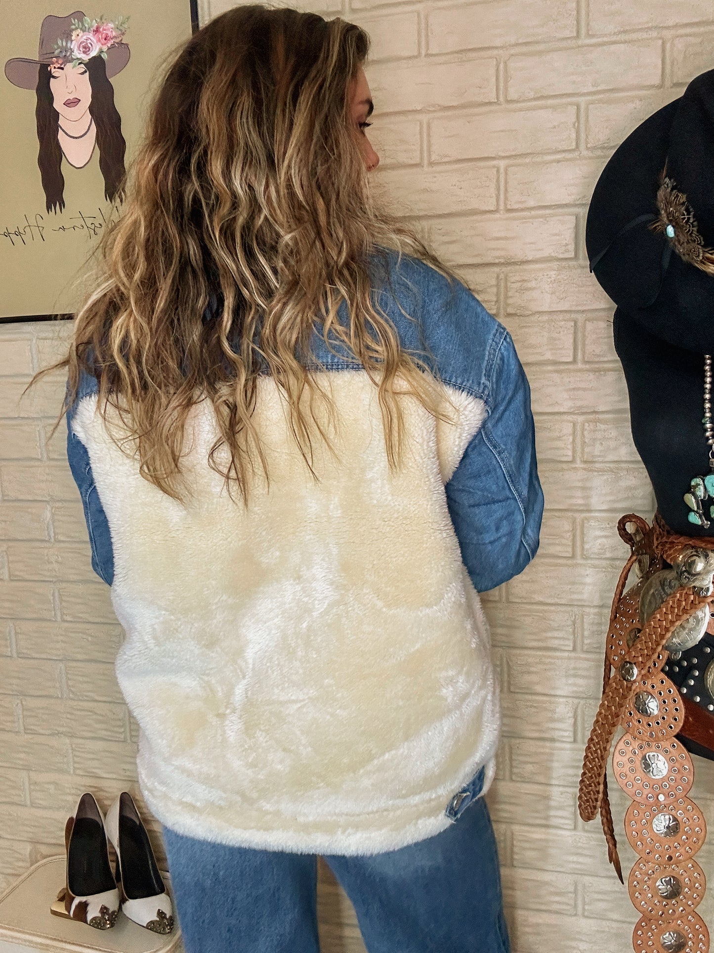 Sherpa Denim Jacket