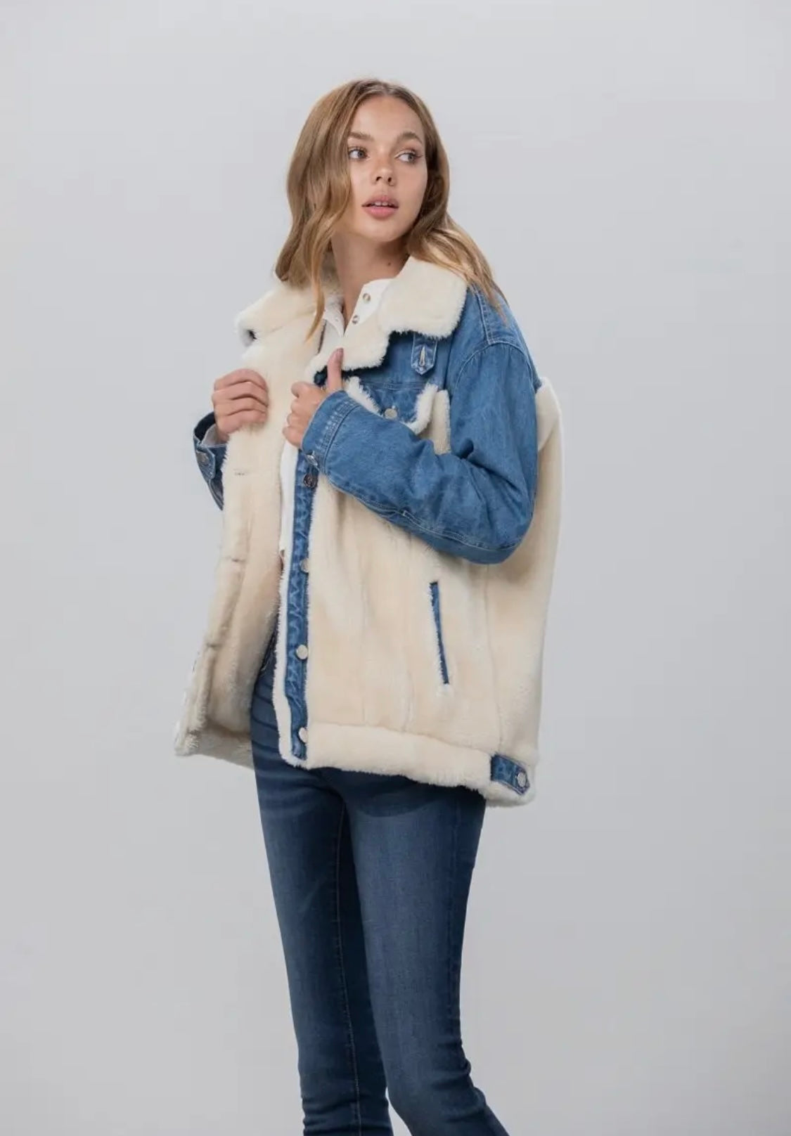 Sherpa Denim Jacket
