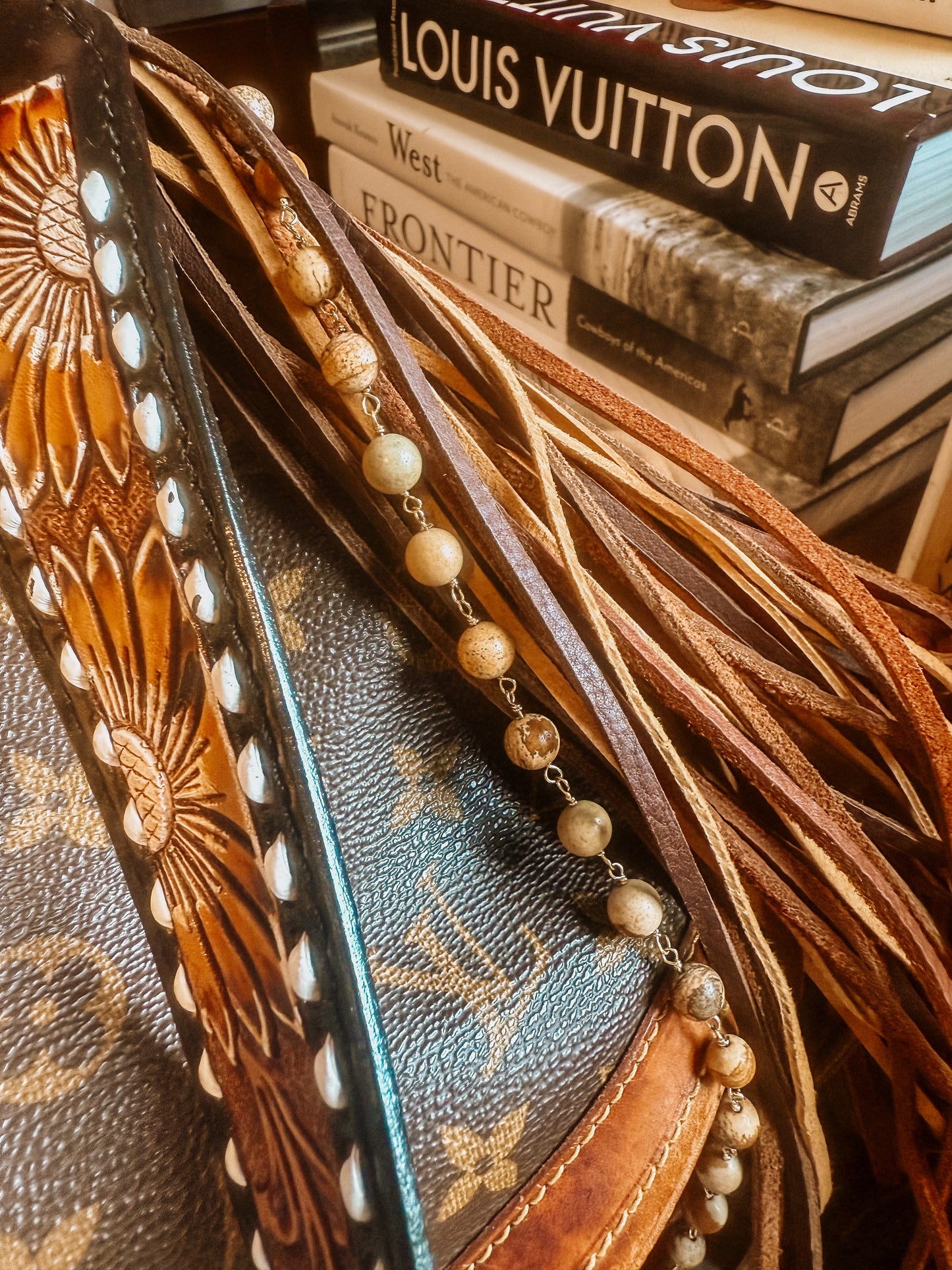 Western Boujee Louis Bucket Bag
