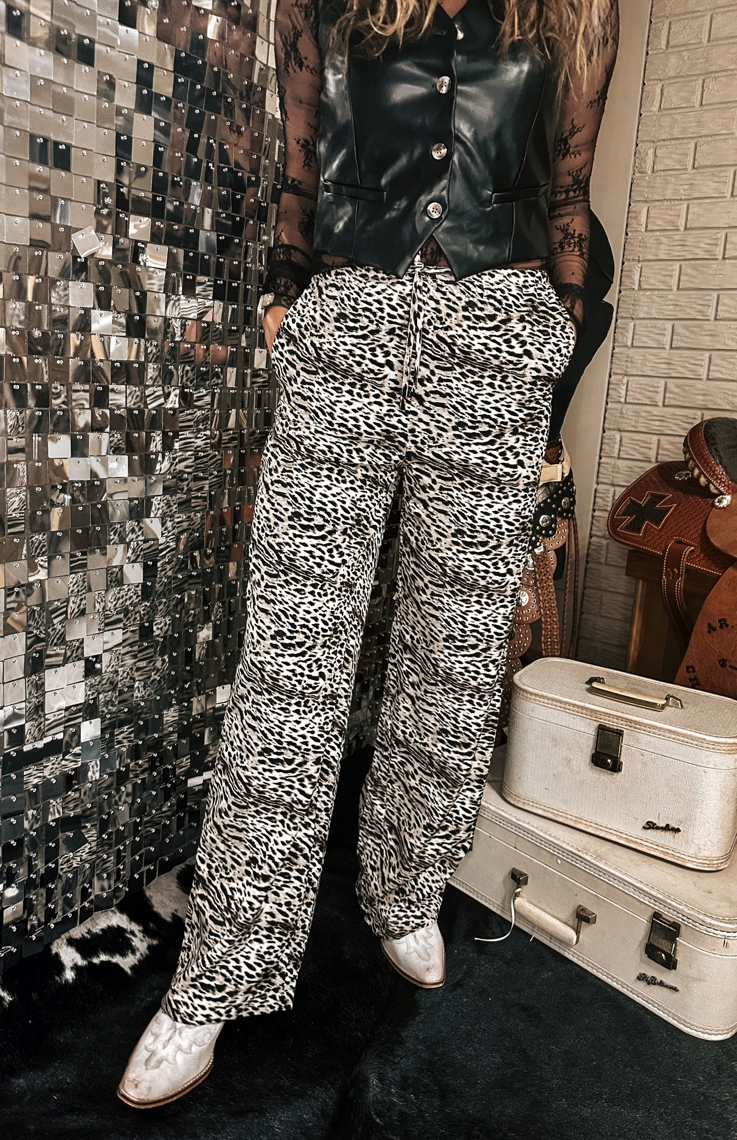Lisa Leopard Pants