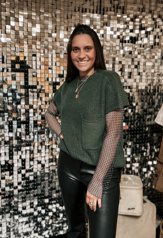 Adaline Emerald Sweater