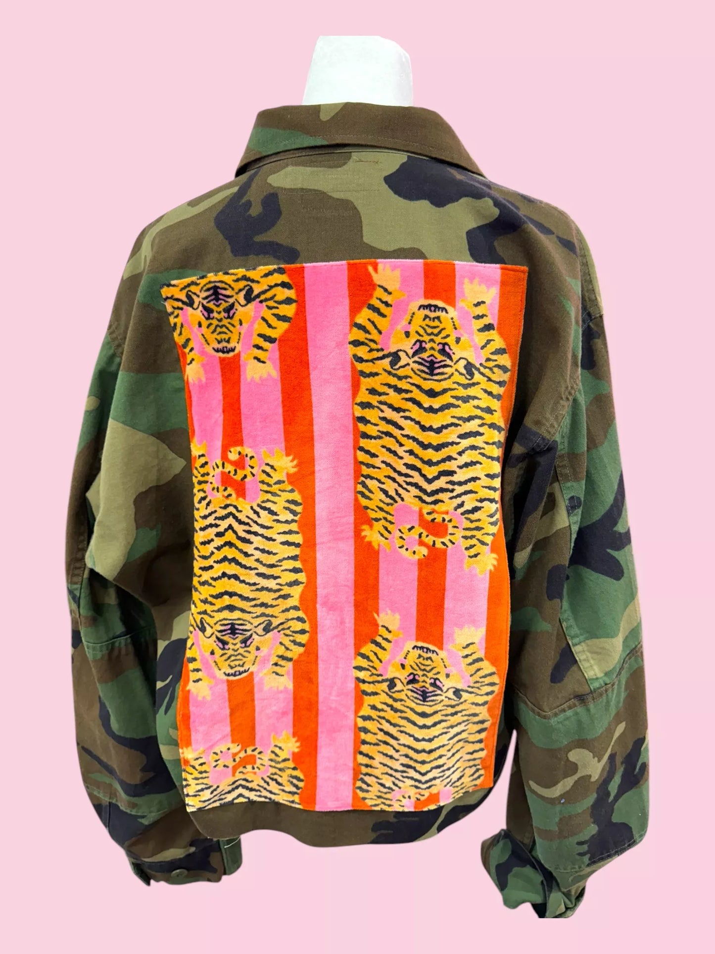 Reworked Military Cropped Jacket