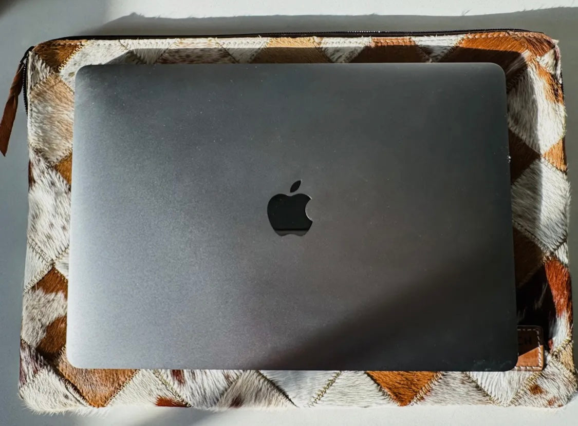 Cowhide IPad/ Laptop Case