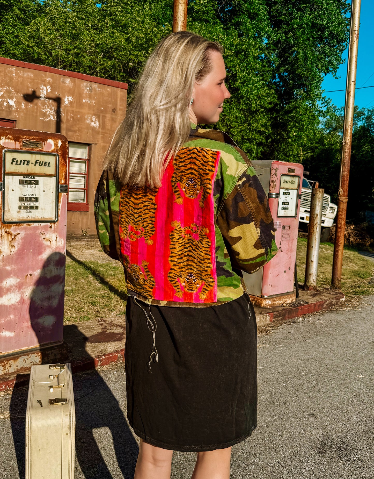 Reworked Military Cropped Jacket