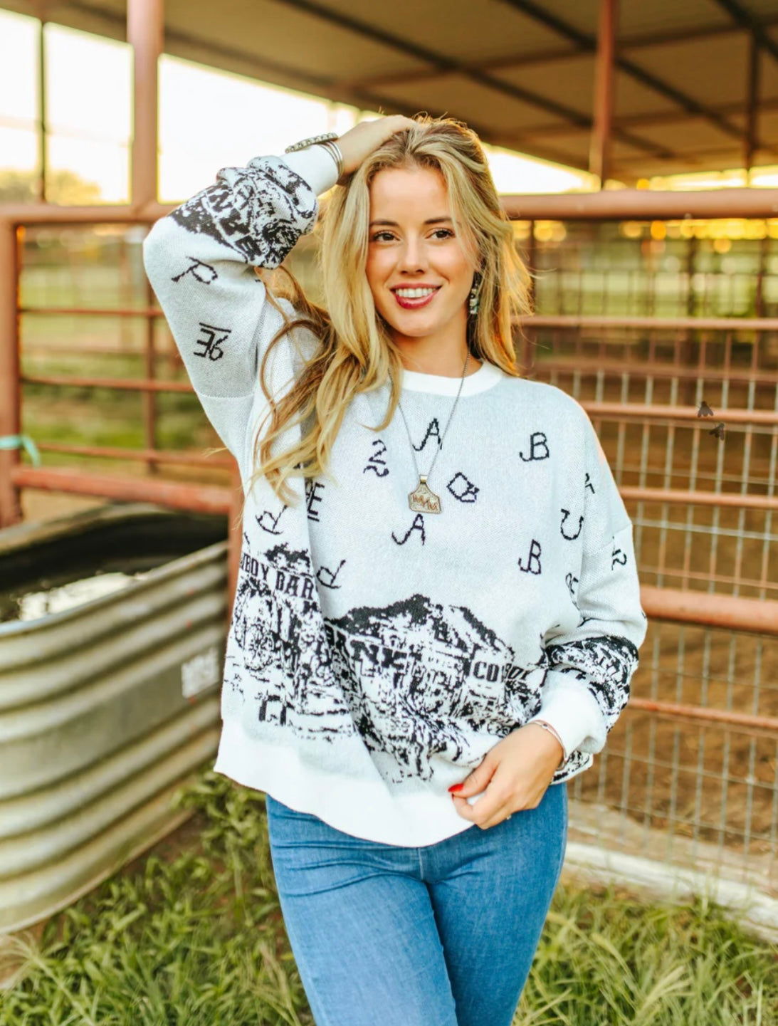 SPARKLE TOWN SWEATER