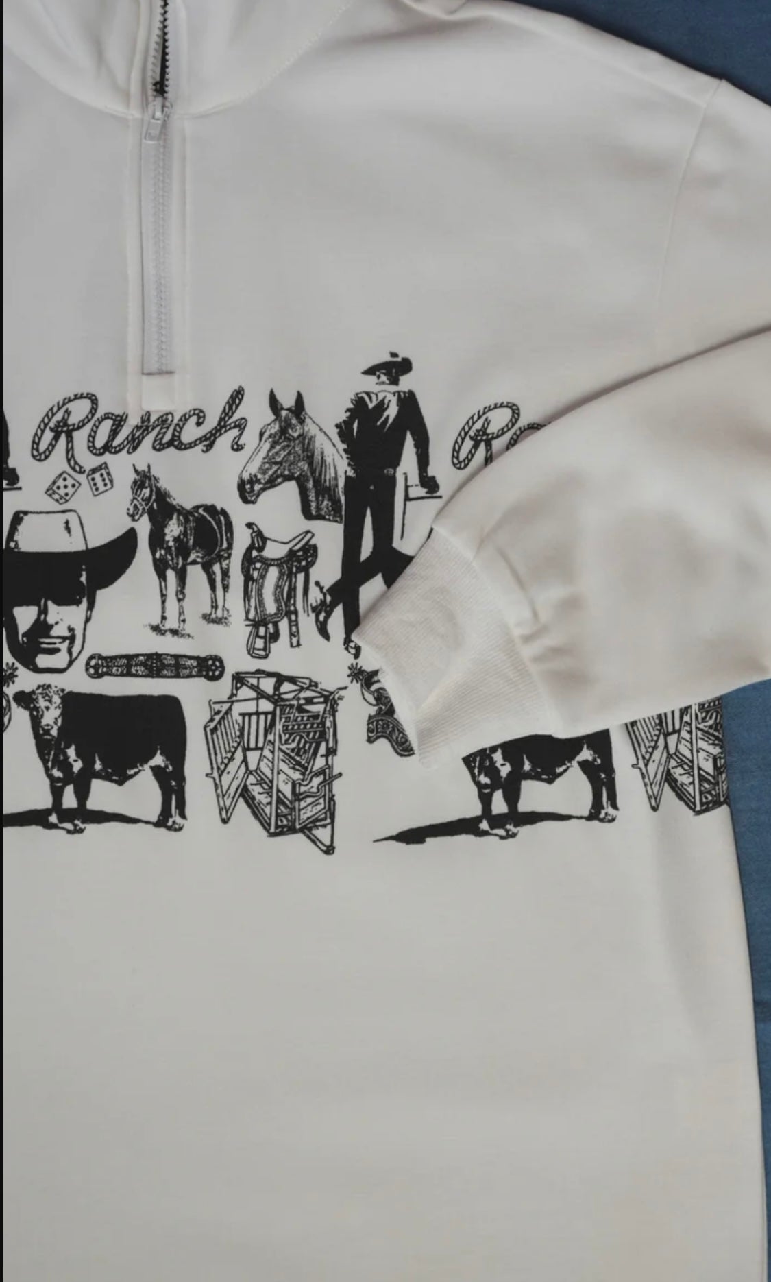 RANCHIN DAYS HALF ZIP