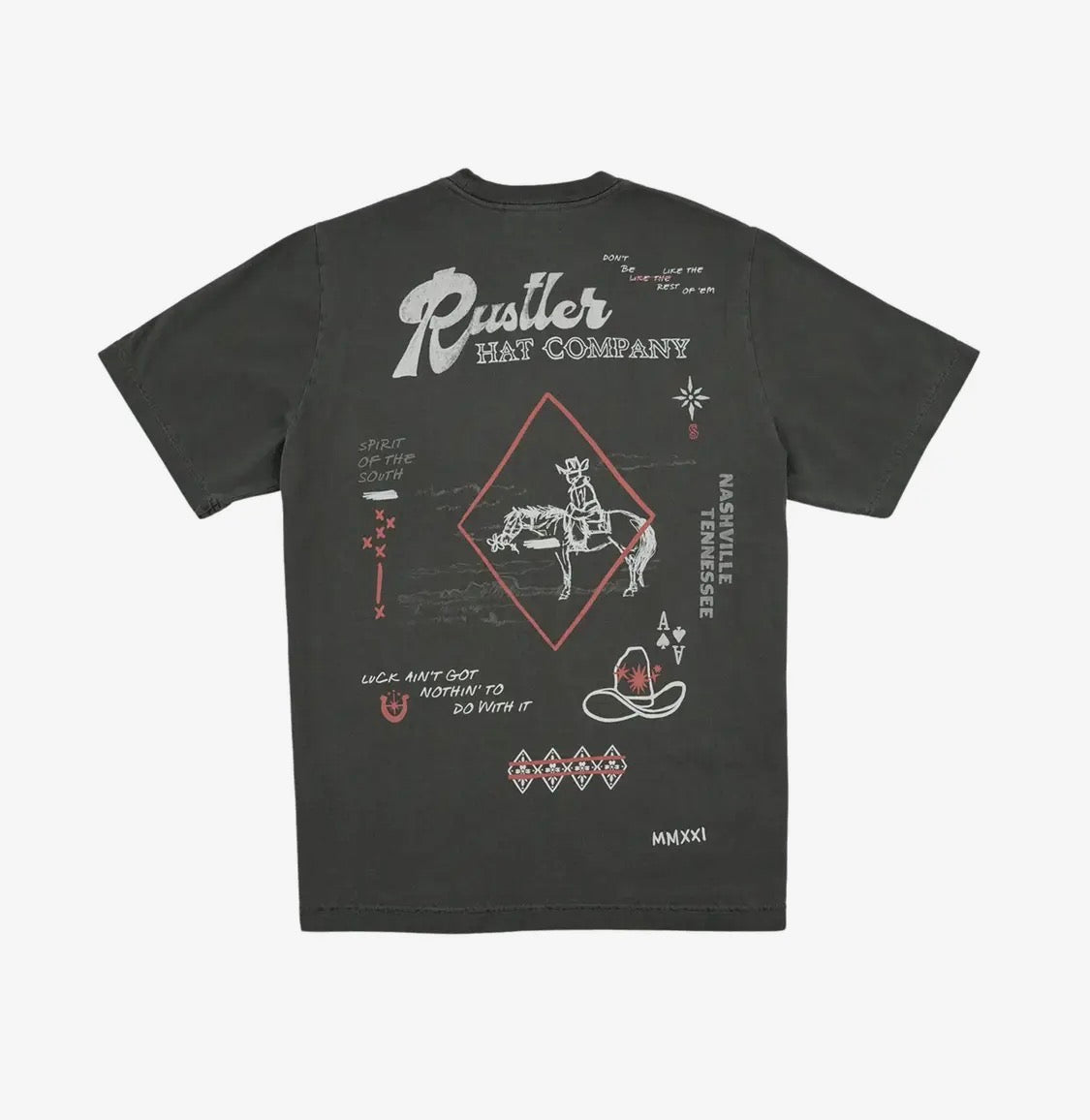 Washed Rustler Hat Tee