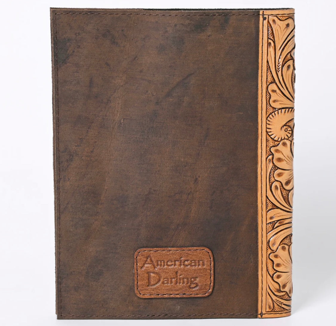 Planner Tooled Leather Cover