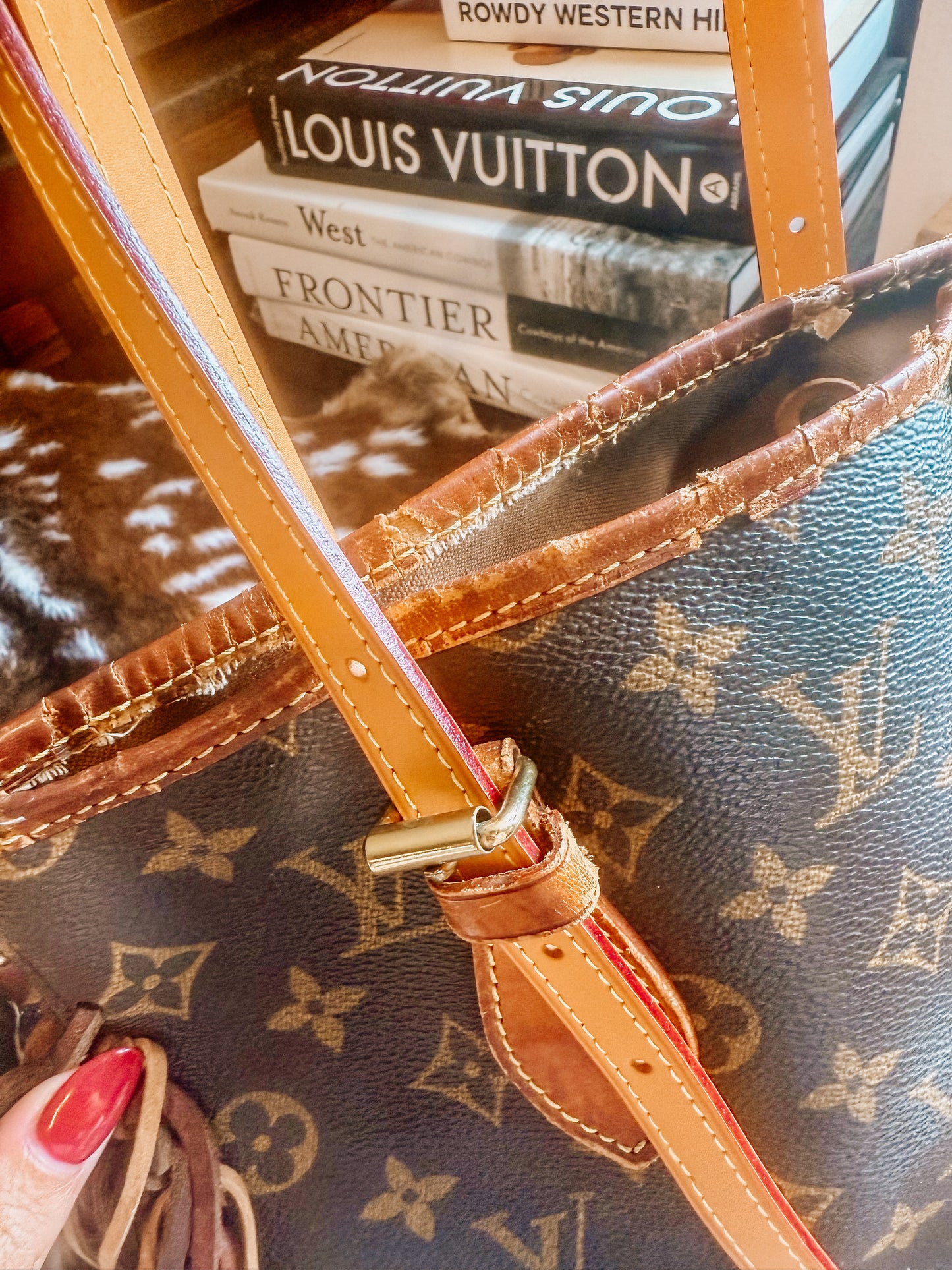 Western Boujee Louis Bucket Bag