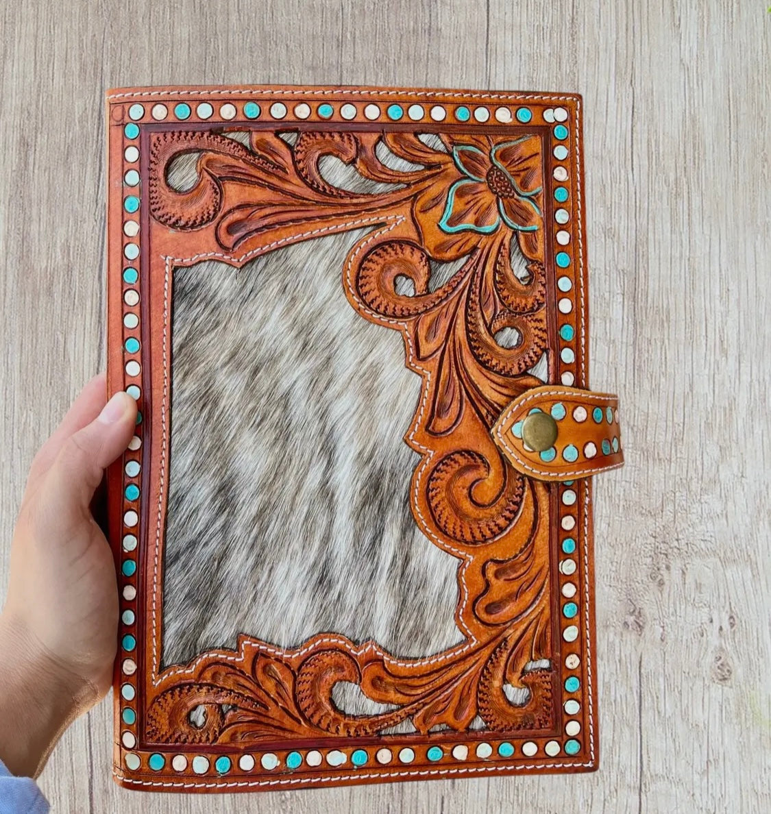 Tooled Leather Bible Cover