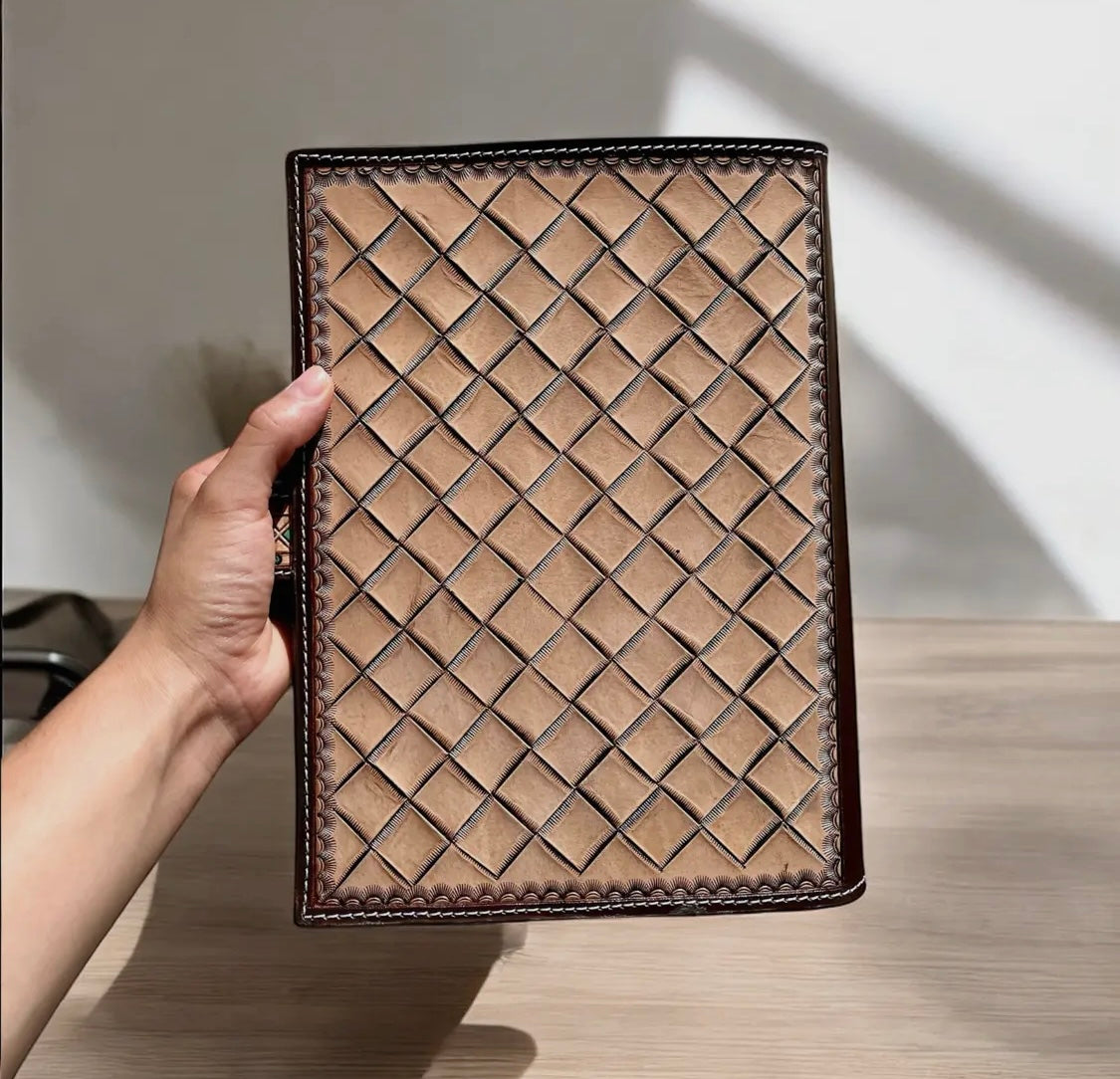 Tooled Leather Bible Cover