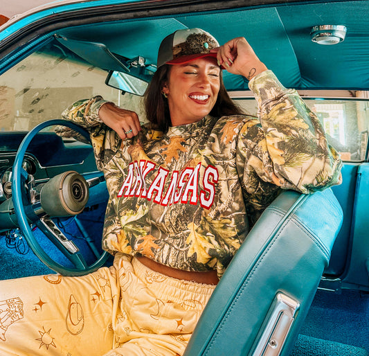 Arkansas Camo Sweatshirt