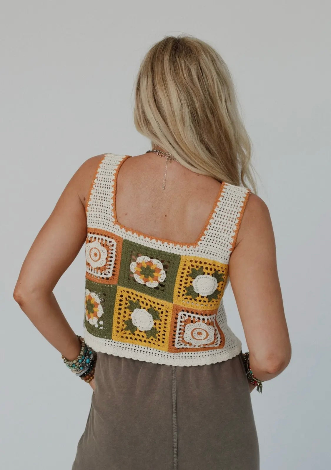 Faire & Square Crochet Top