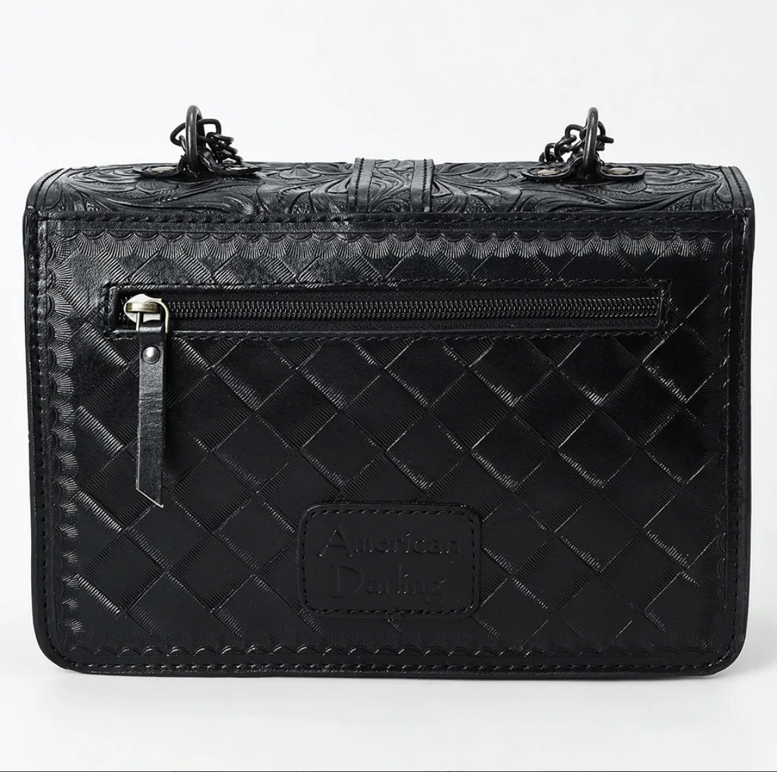 Boujee Cowgirl Tooled Leather Tote