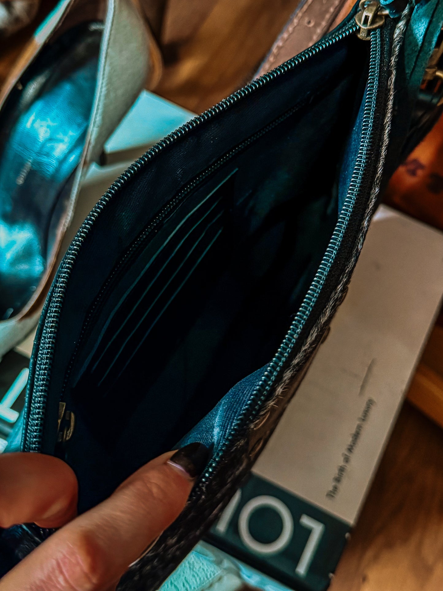 Boujee Cowhide Tooled Leather Bag