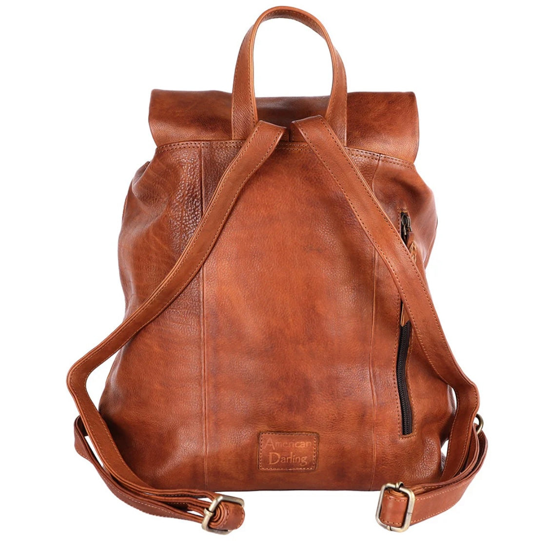 Urban Leather Fringe Backpack