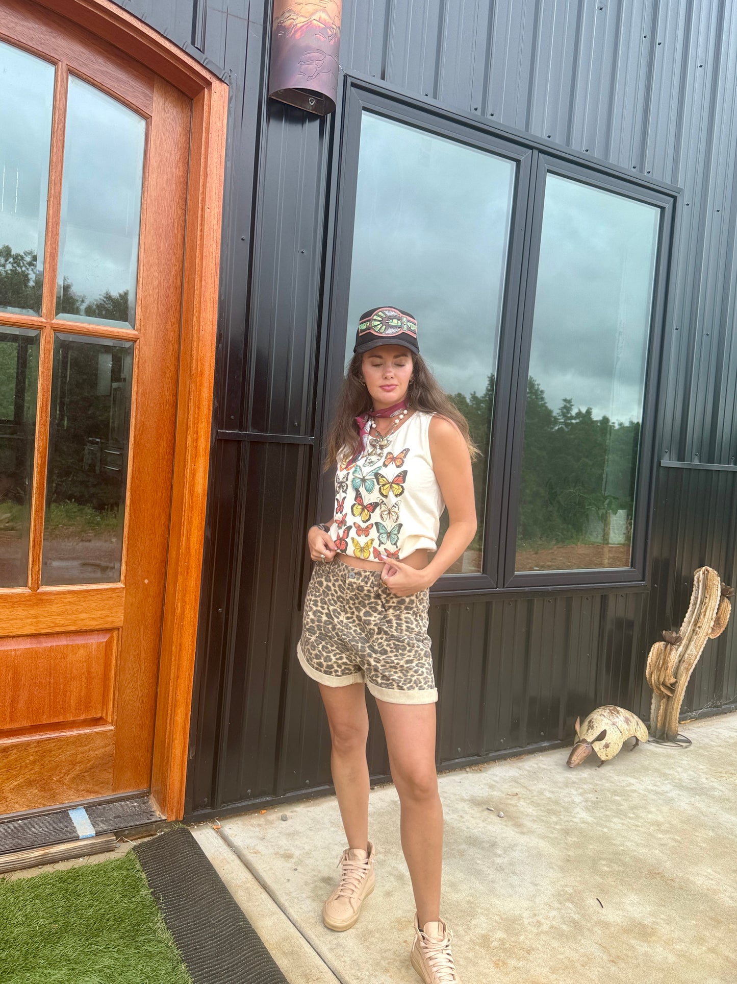 Vintage Butterfly Tank