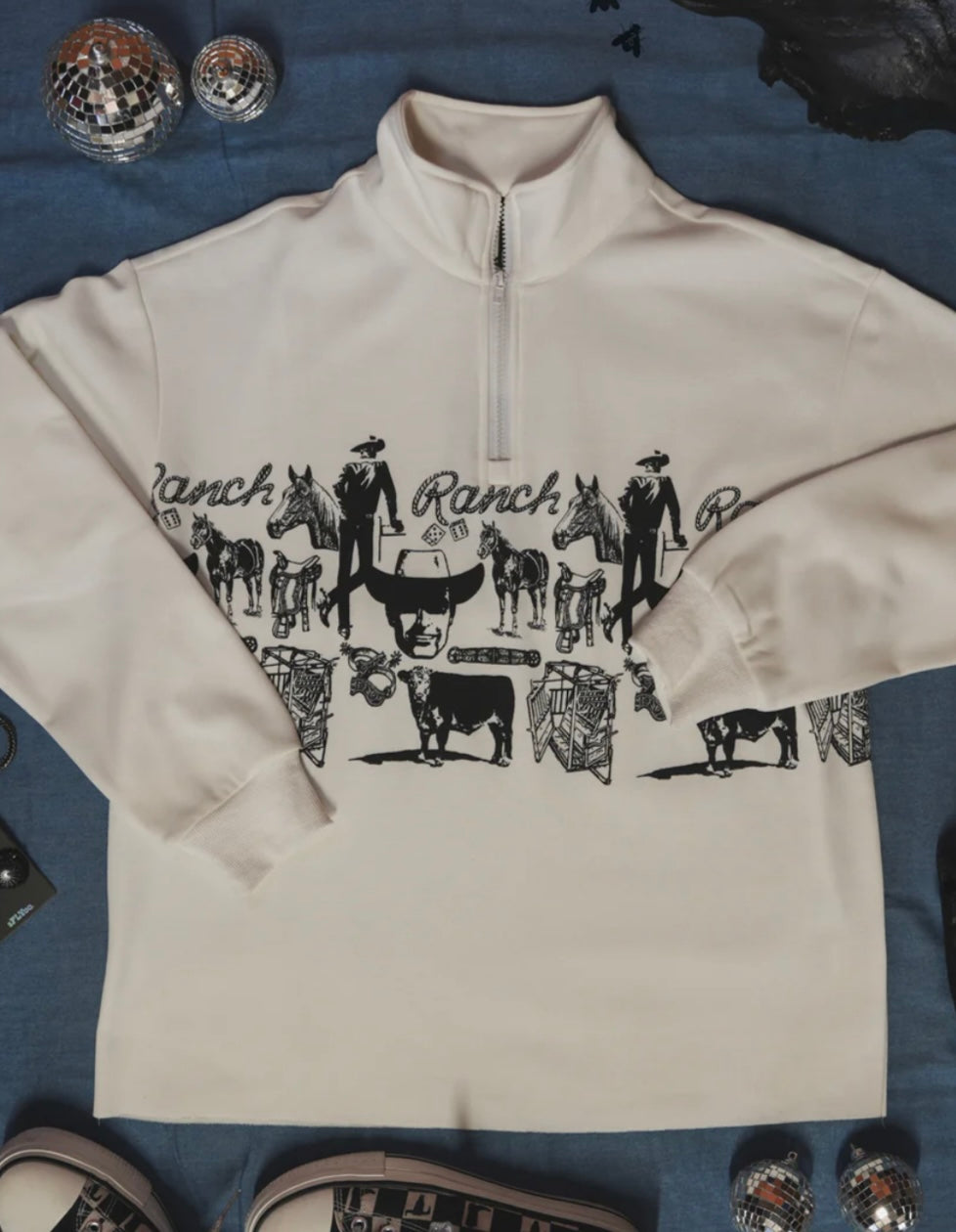 RANCHIN DAYS HALF ZIP