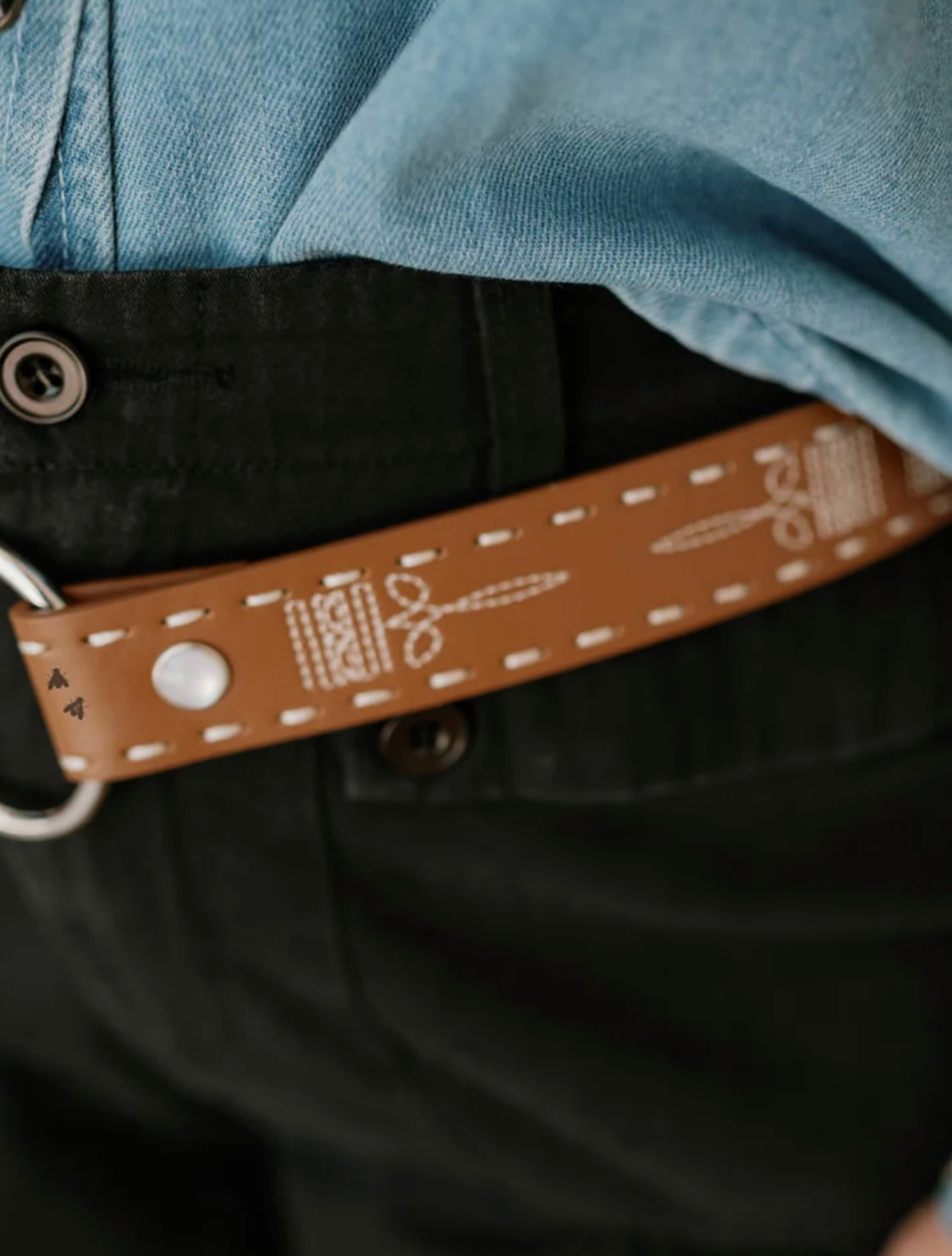 Boot Stitch Bit Belt