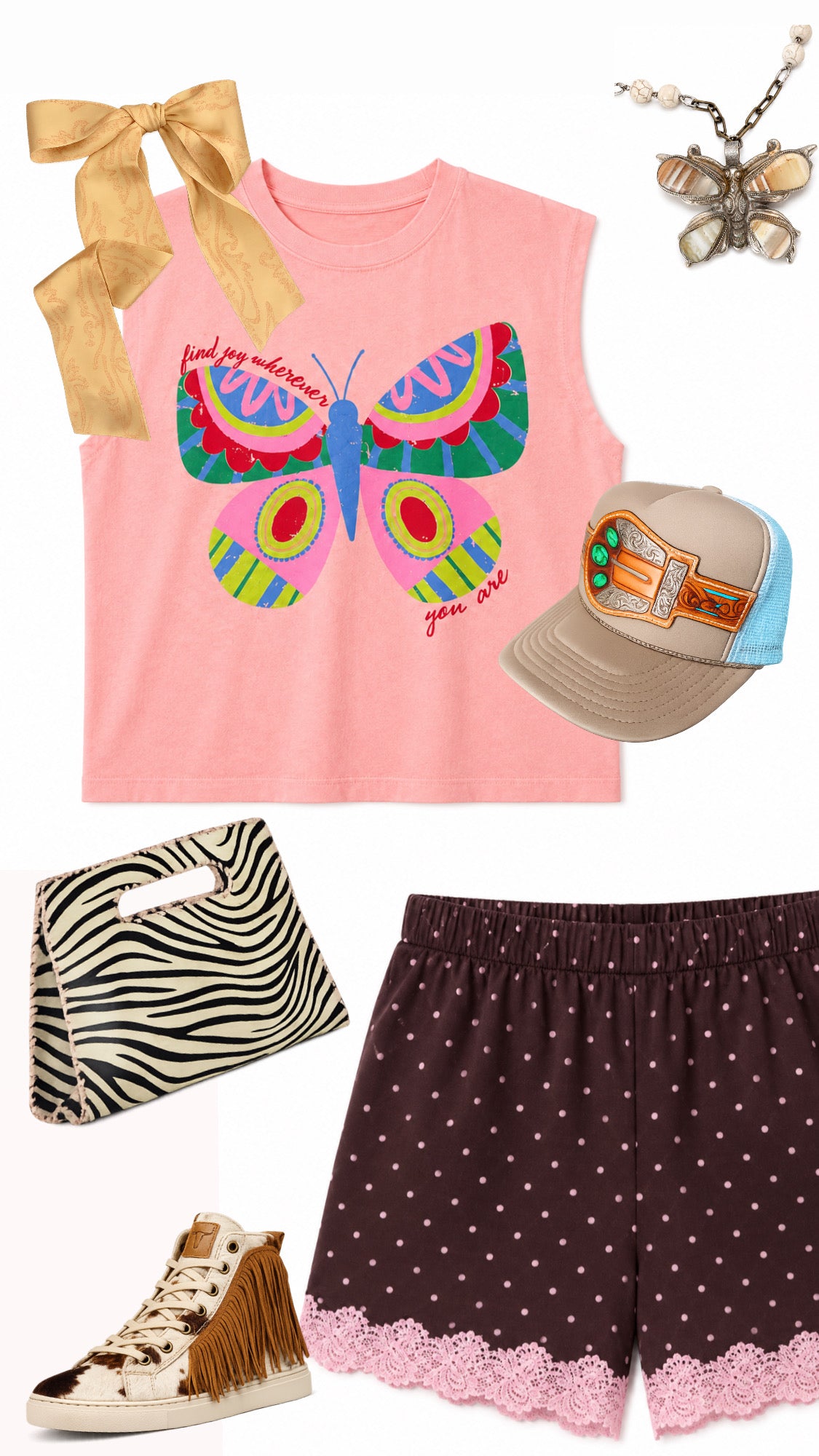 Butterfly Muscle Tee