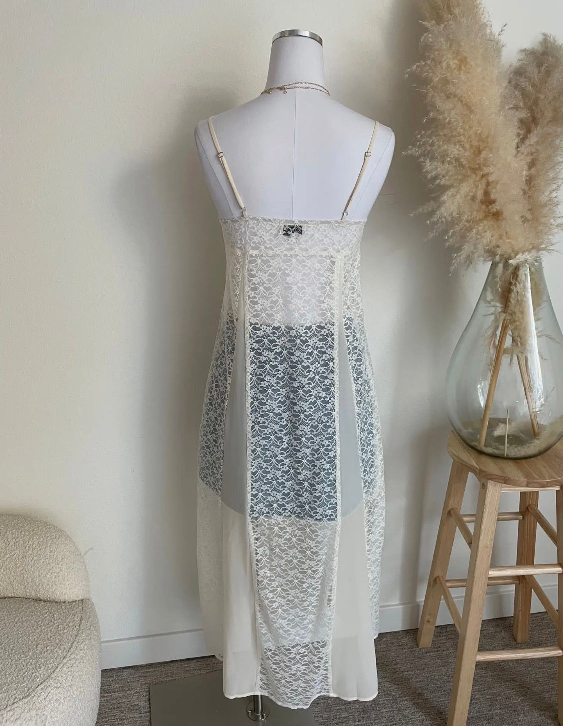Long Lace Cami