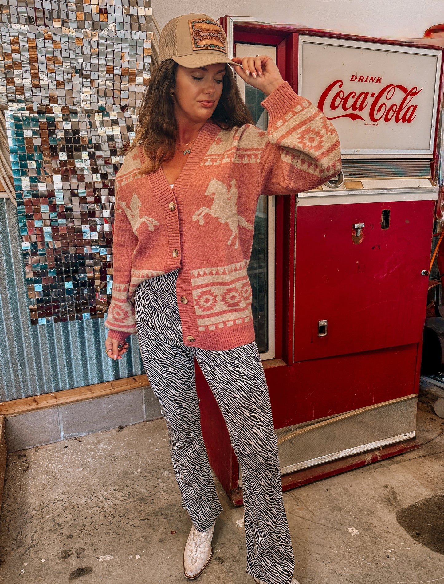 Barefoot Romance Western Cardigan