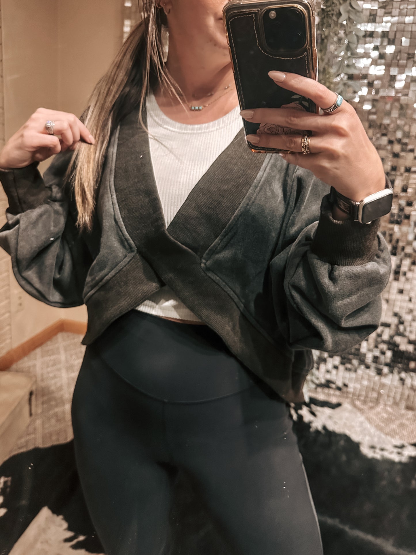POL: Crisscross Sweatshirt