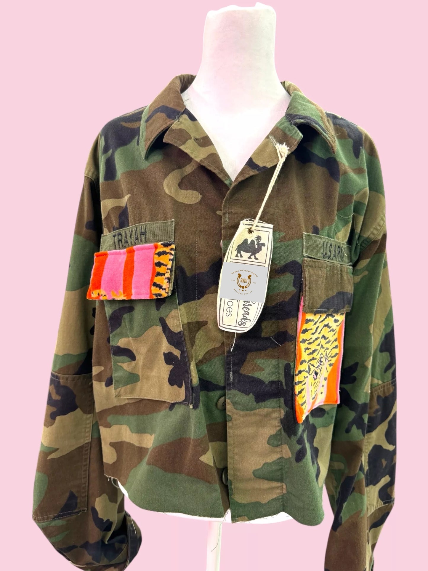 Reworked Military Cropped Jacket