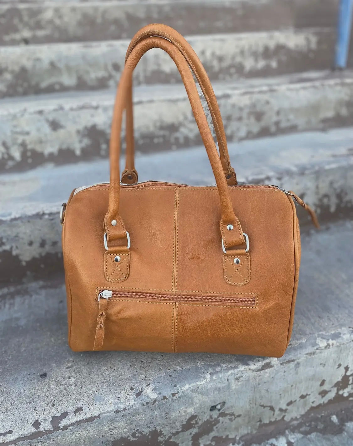Cowhide Speedy Tote