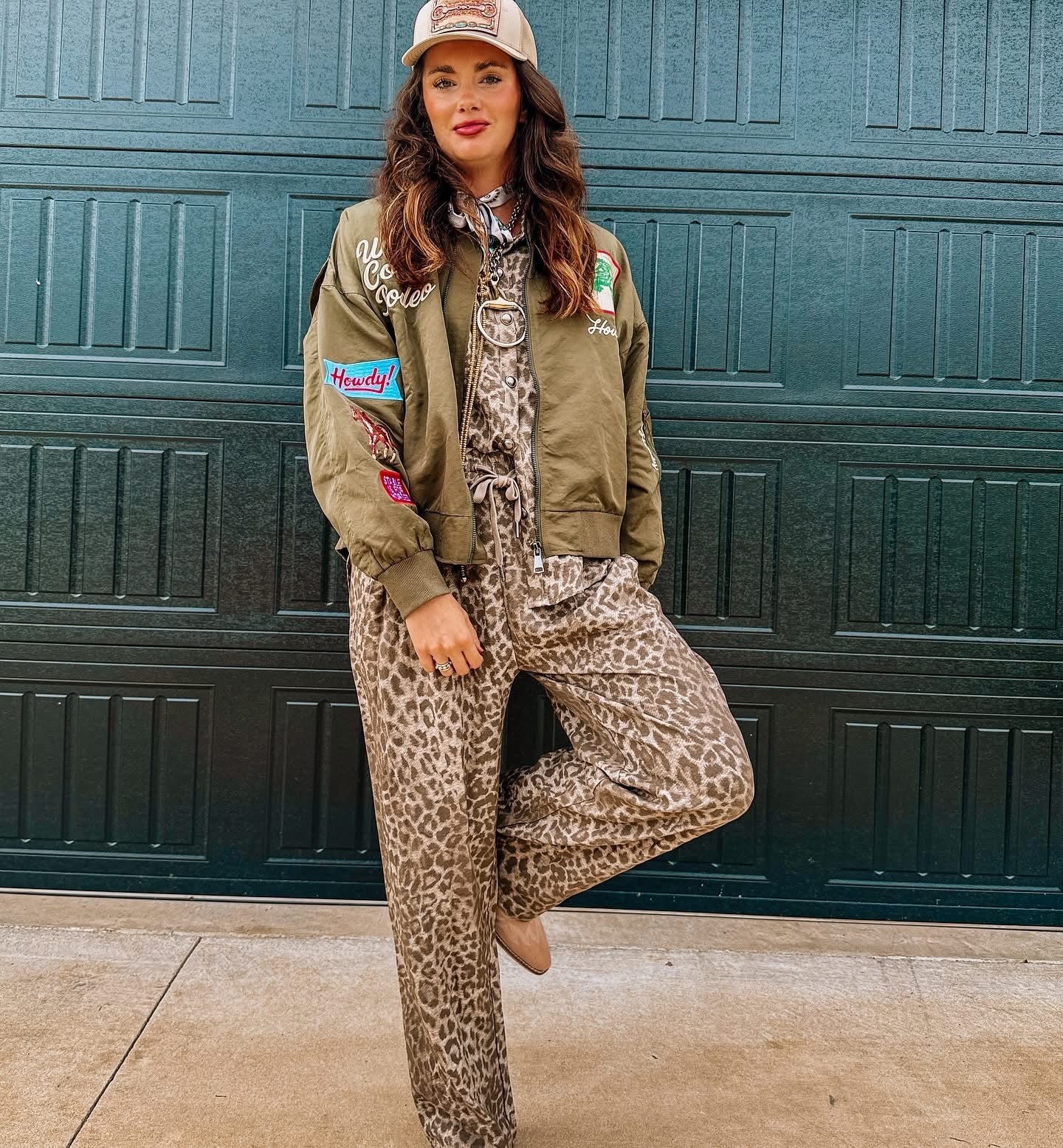West Coast Embroidered Bomber Jacket