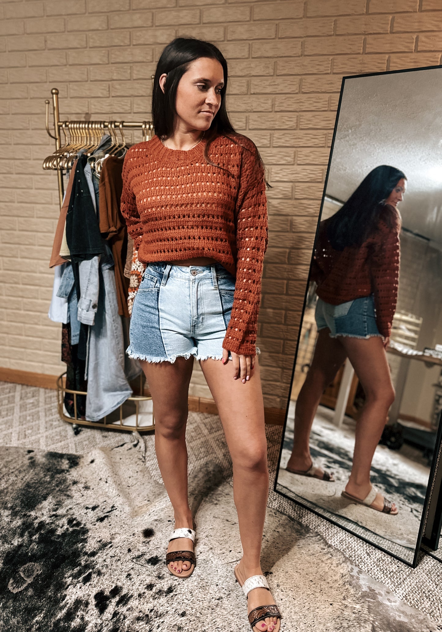 Rust Costal Sweater