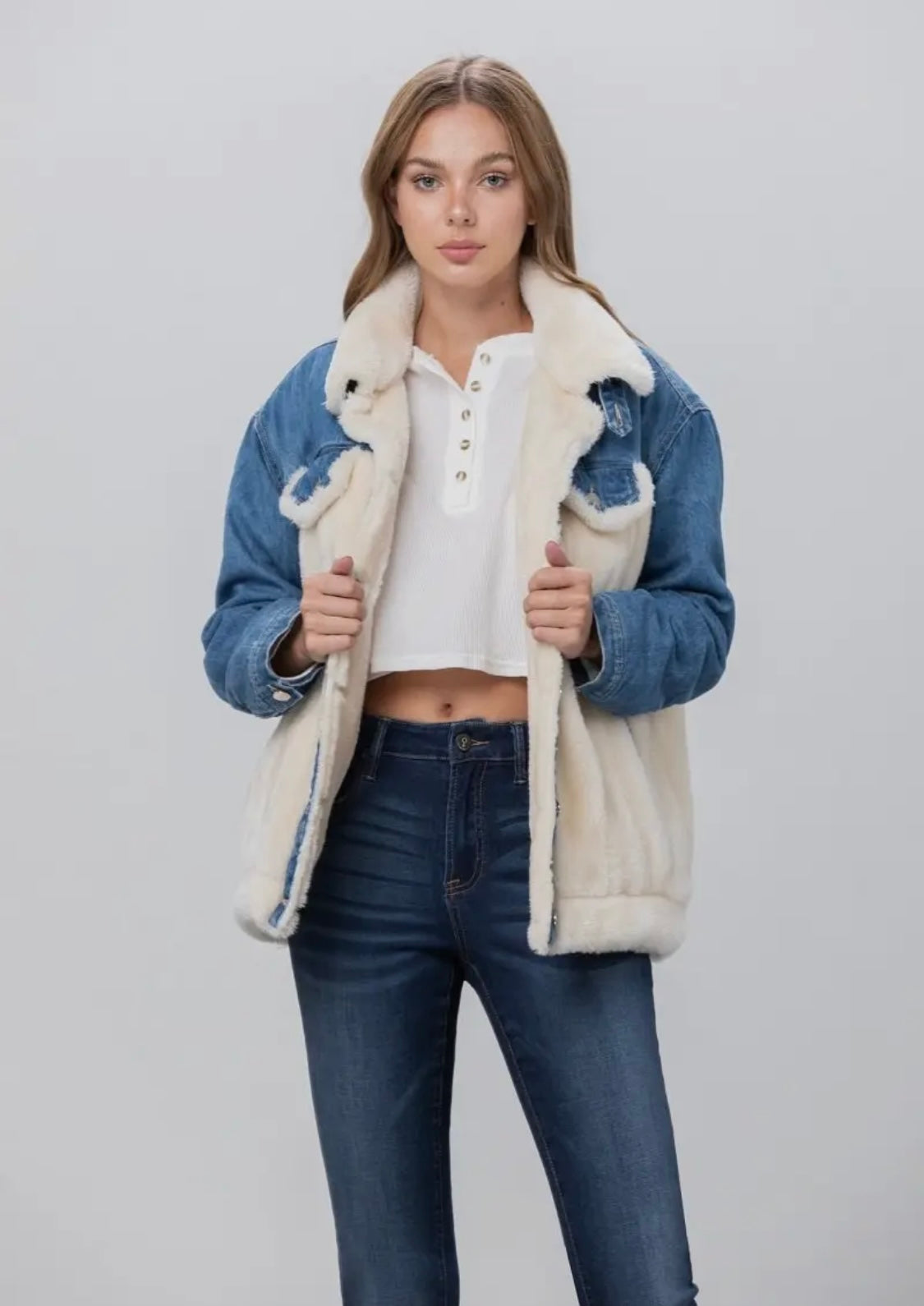 Sherpa Denim Jacket