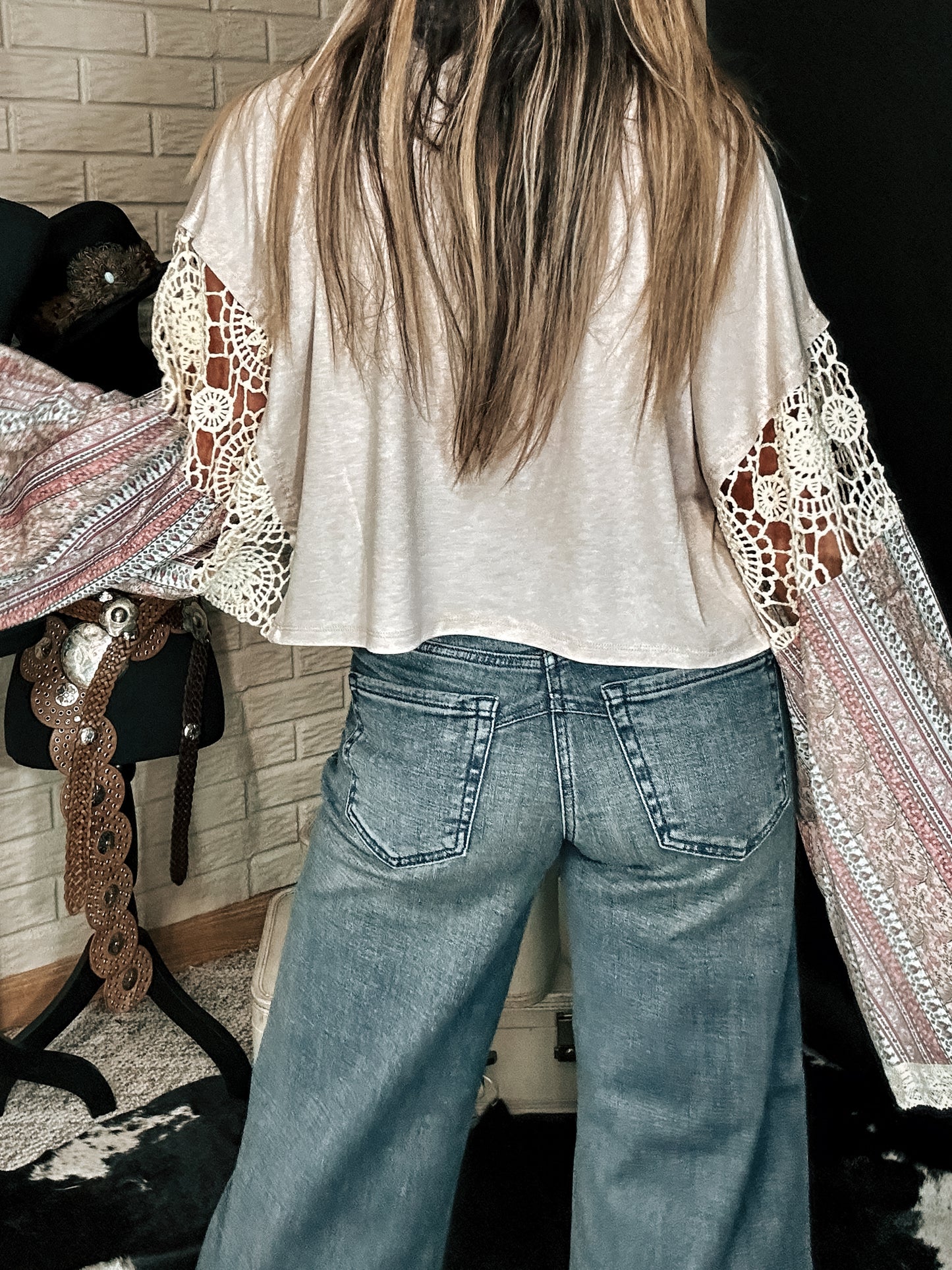 Bell Hippie Sleeves Top