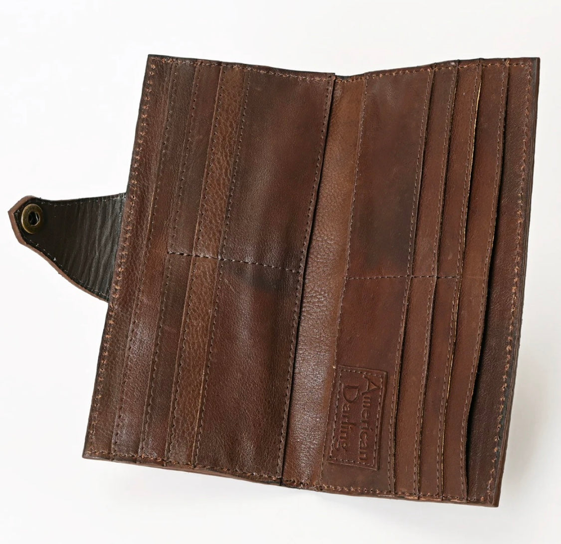 Tooled Leather Wallet