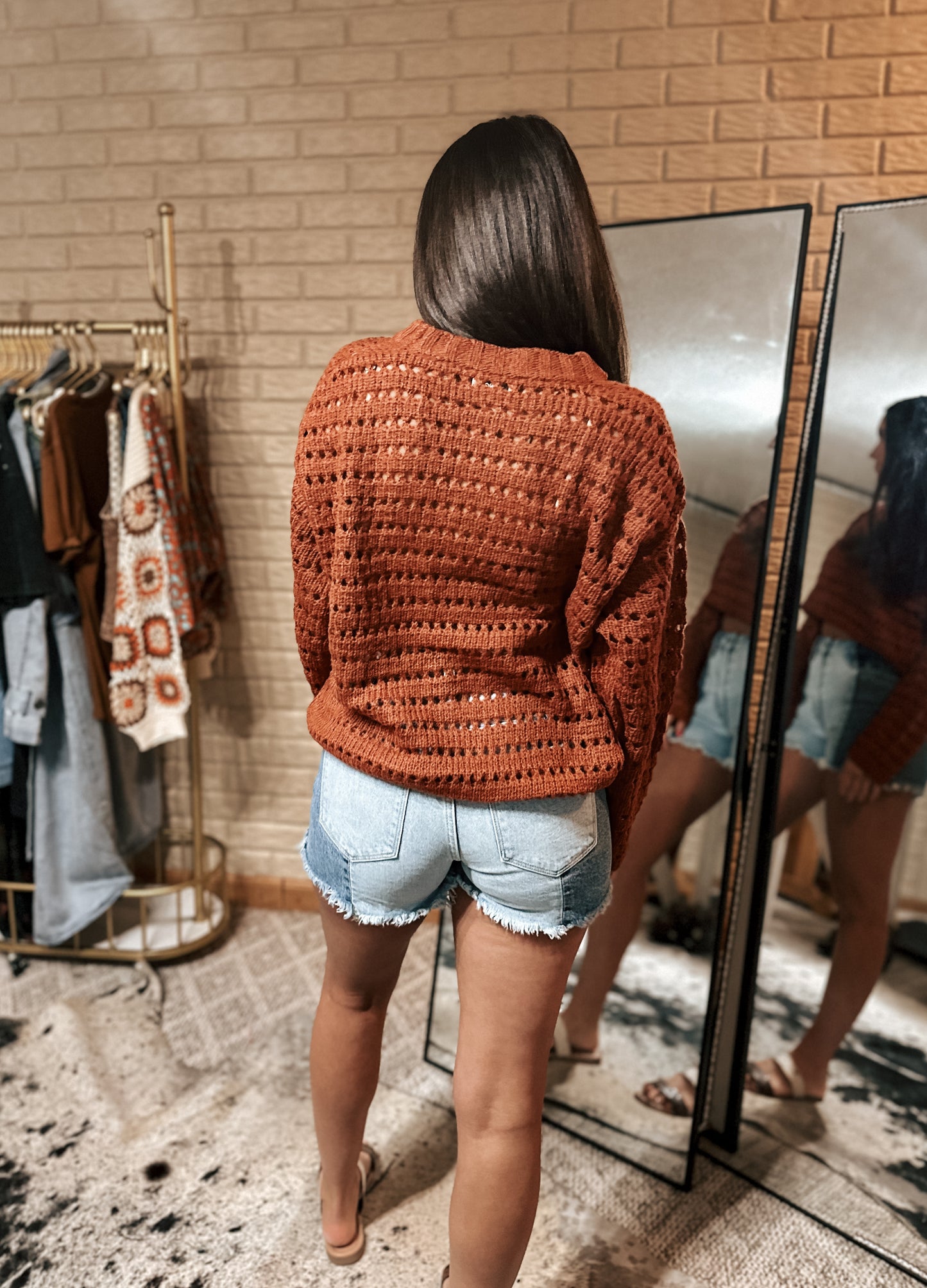Rust Costal Sweater