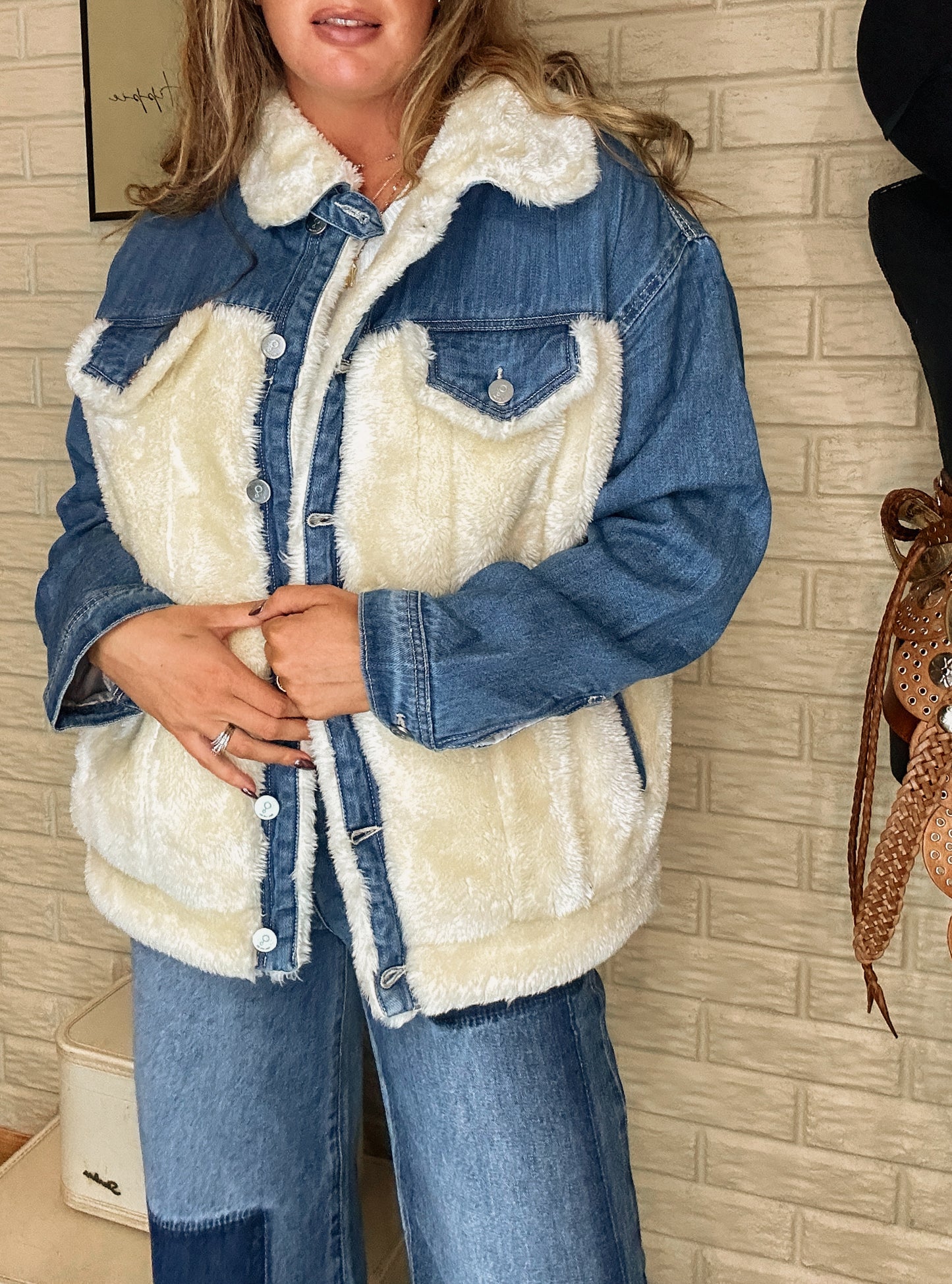 Sherpa Denim Jacket