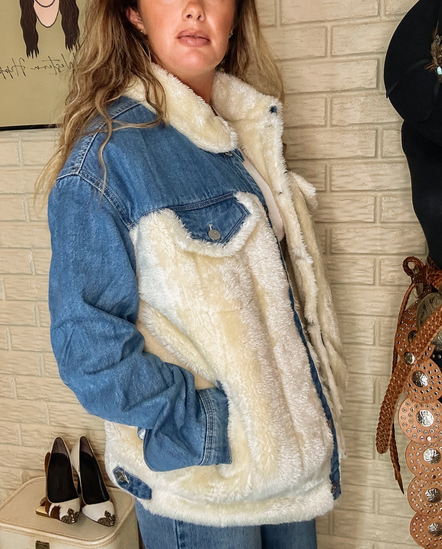 Sherpa Denim Jacket