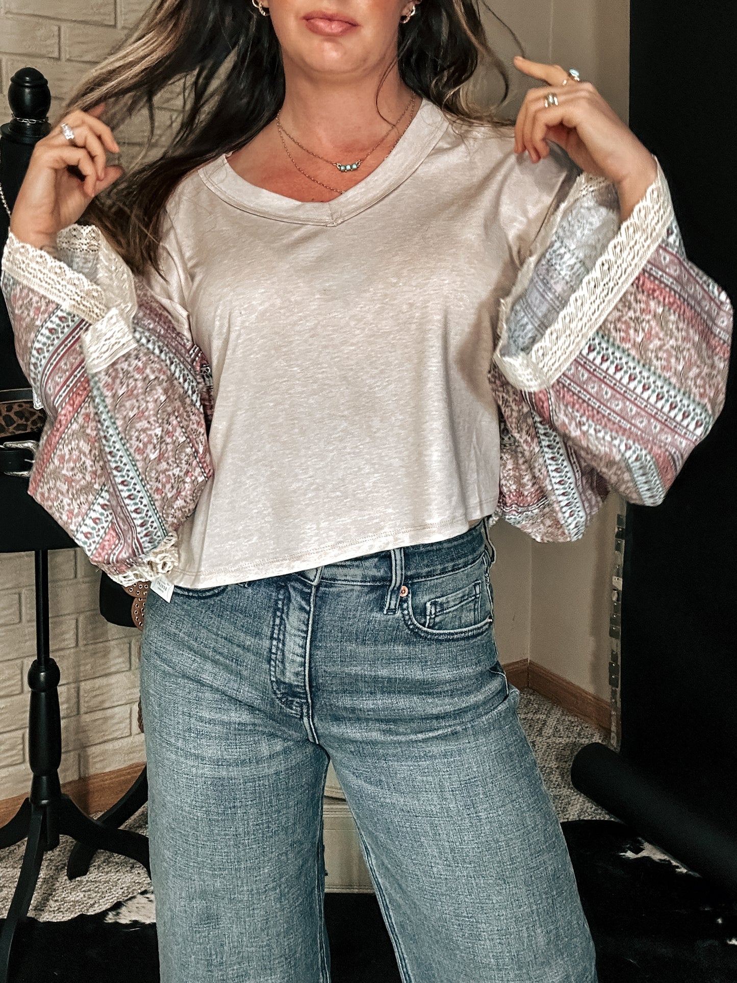 Bell Hippie Sleeves Top