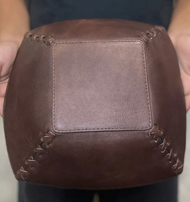 Tooled Leather Bowl
