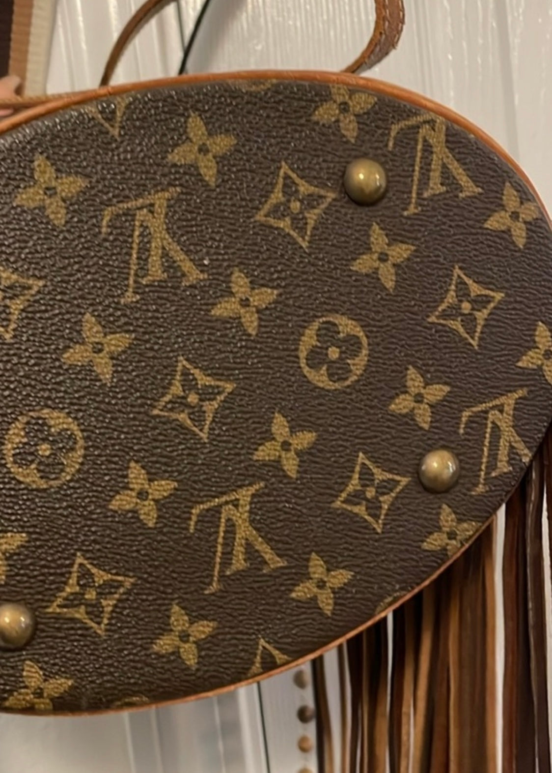 Western Boujee Louis Bucket Bag