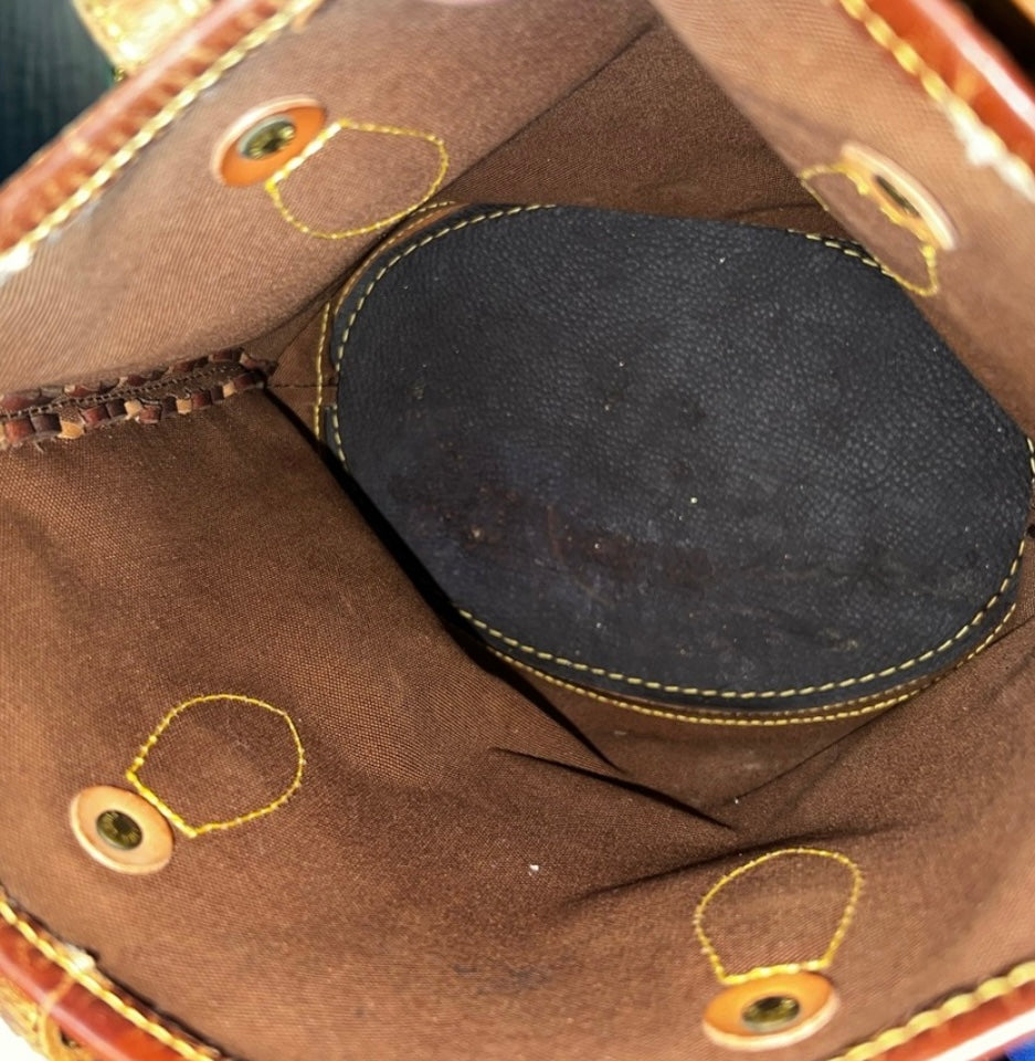 Western Boujee Louis Bucket Bag