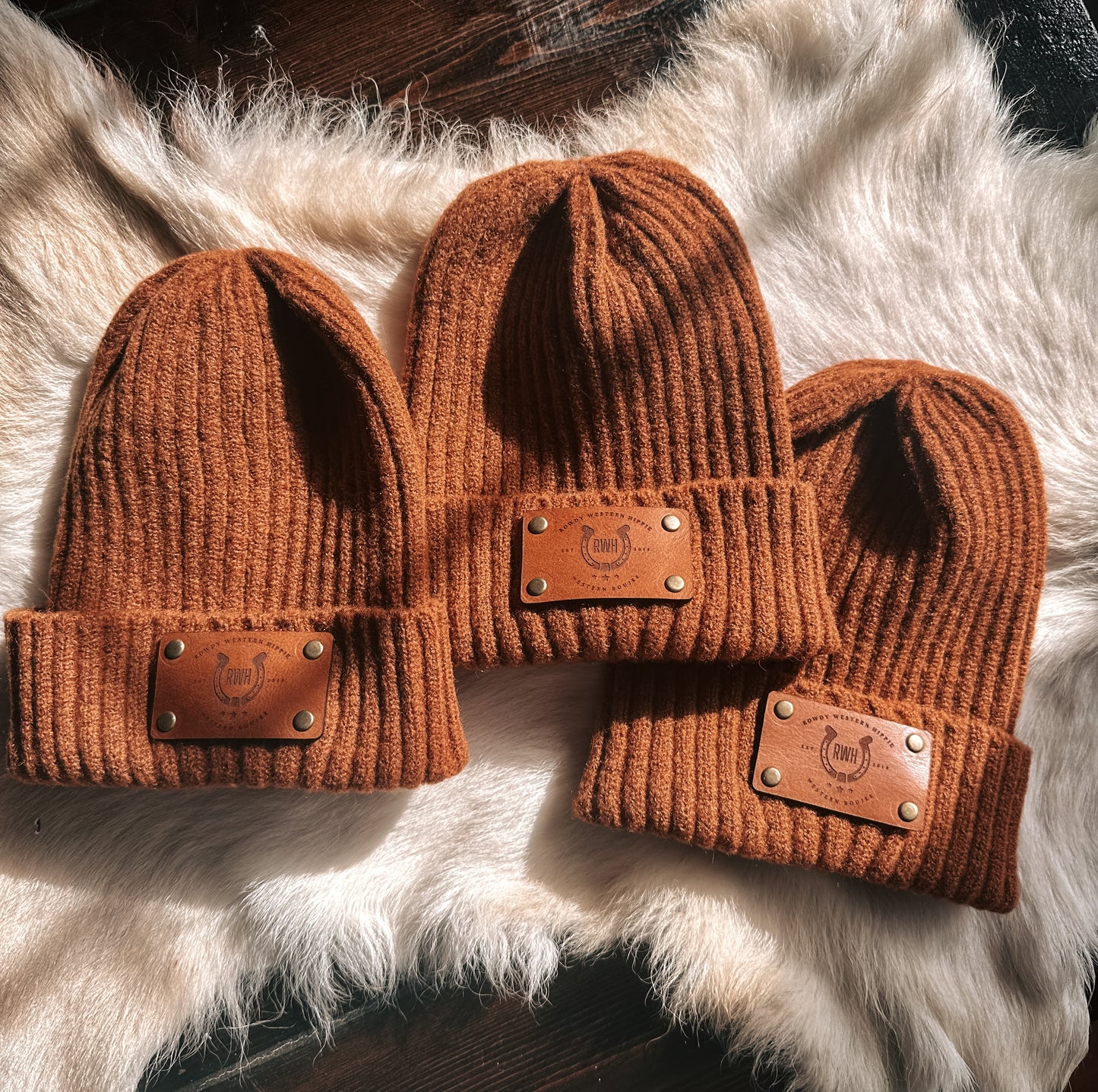 Rowdy Western Hippie Logo Beanie