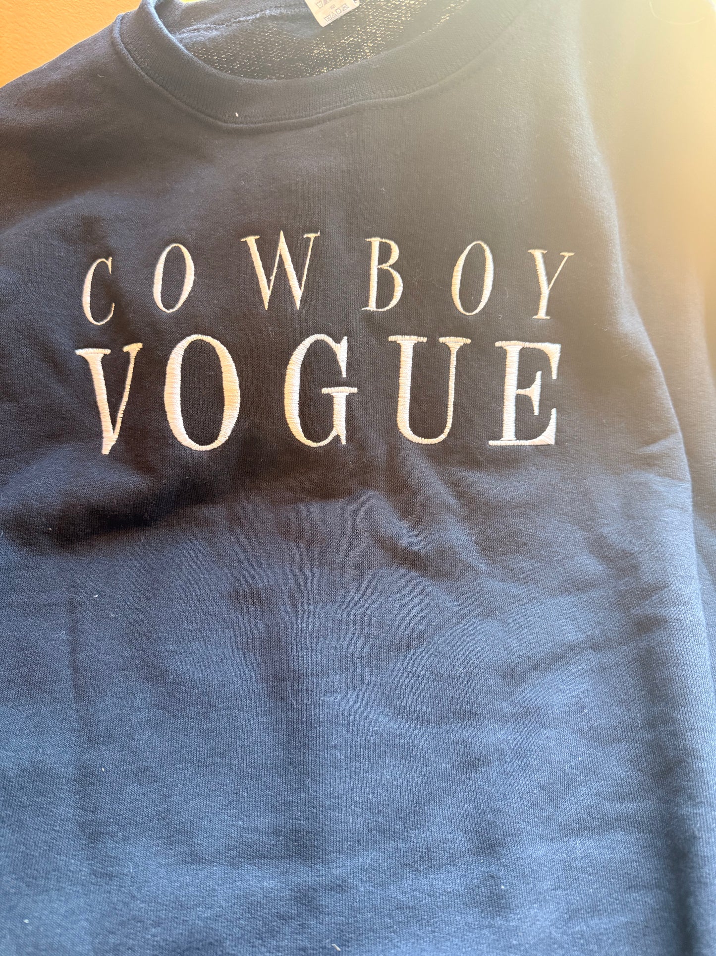 Cowboy Vouge last one-large