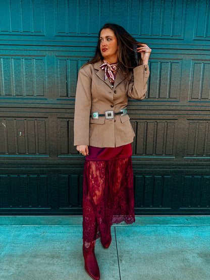 Camel Cowgirl Blazer