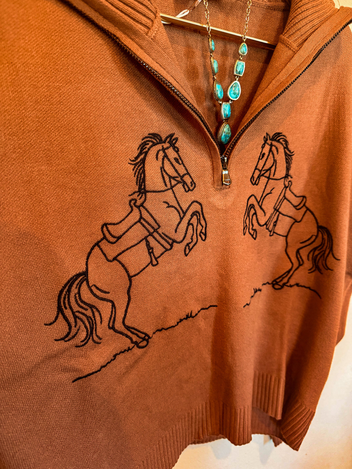 The Rowdy Rider Half-Zip