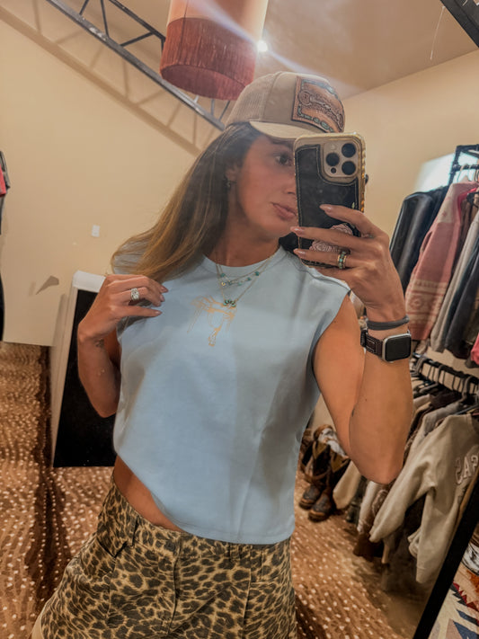 Baby Blues Saddle Tank