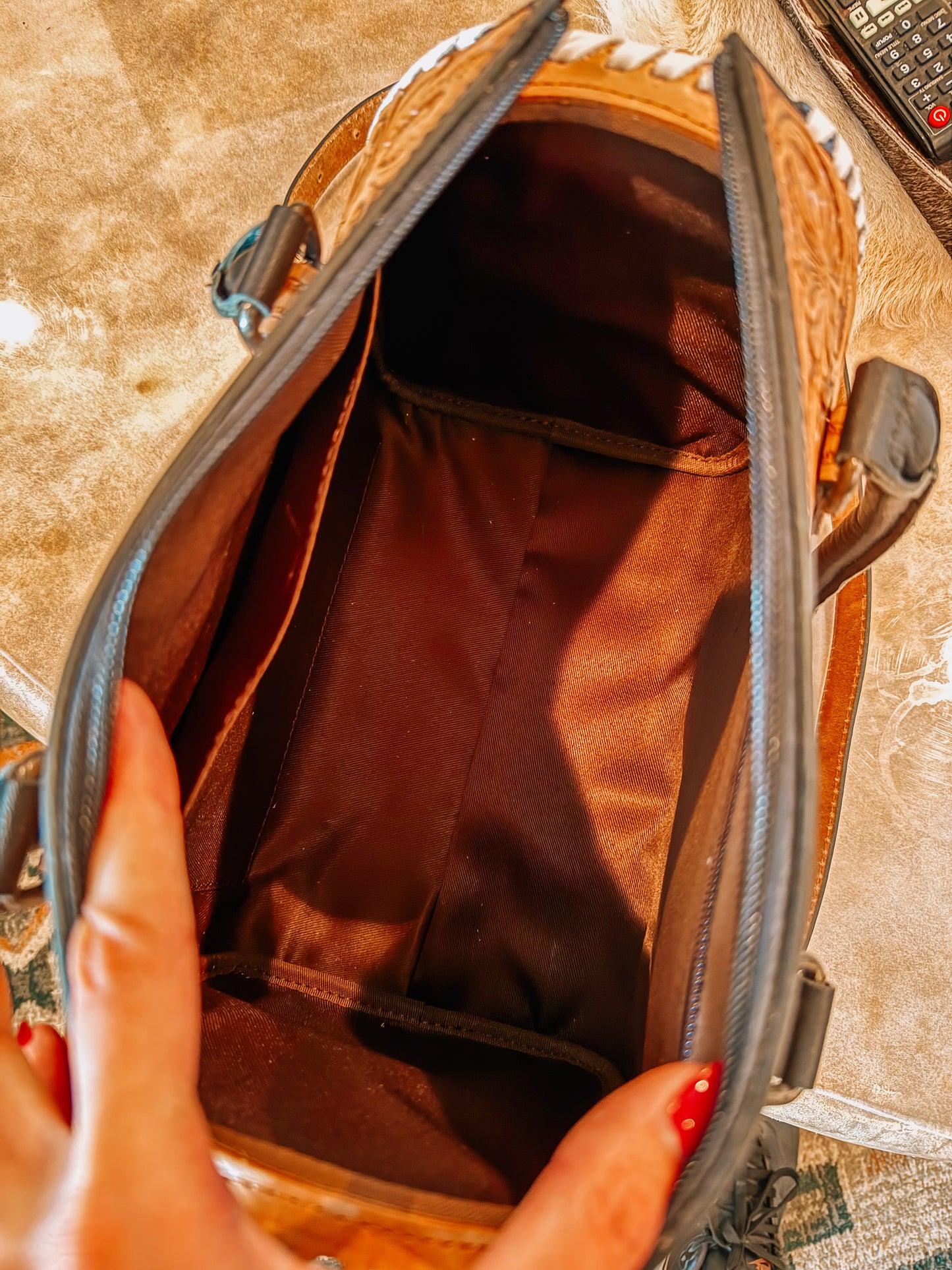 Blossom Tooled Leather Speedy