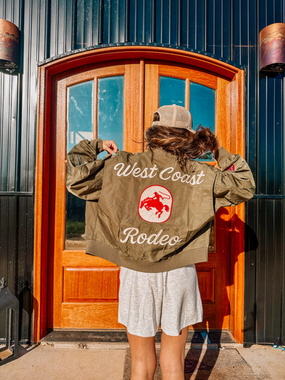 West Coast Embroidered Bomber Jacket