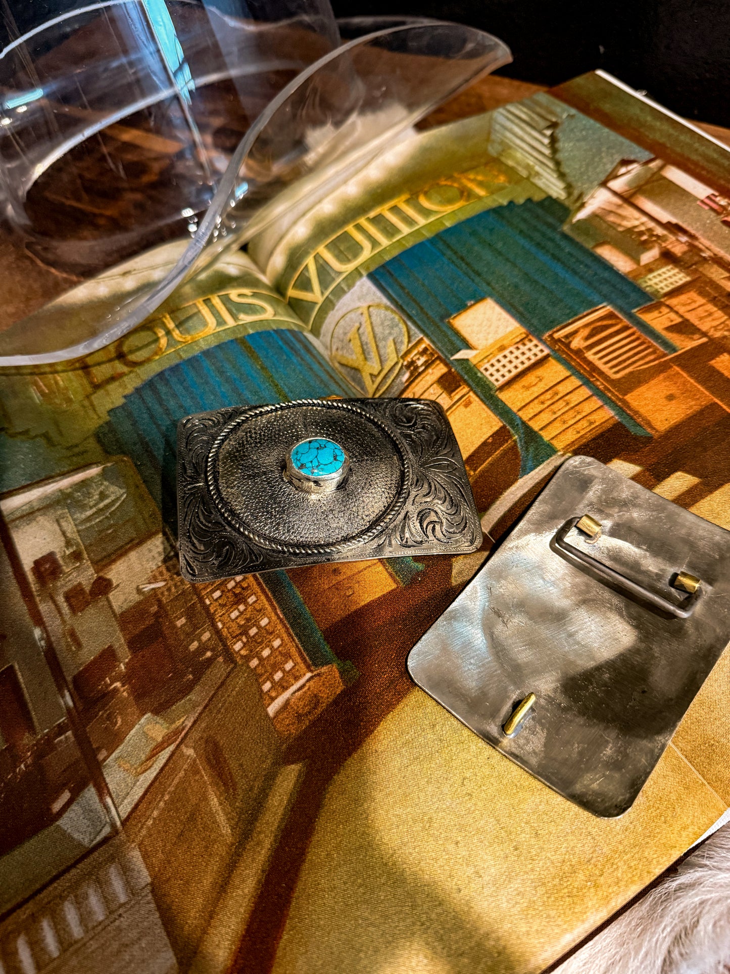 Turquoise Belt Buckle