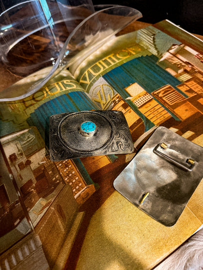 Turquoise Belt Buckle